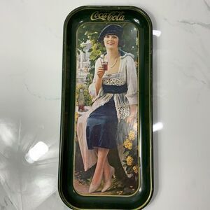VINTAGE 1983 Coca Cola Metal Serving Tray